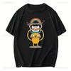 Funny Cartoon Printing T Shirt Adventure Time Cotton T Shirt for Men and Women Casual Wear Classic Anime Graphic Man's T Shirts