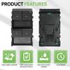Car Window Regulator Switch Matte Black Driving Lift Switch 1081037-02-G 1081037-02-F For Tesla For Tesla Model 3 Y -2024