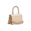 New COACH Rogue Jacquard Fabric With Cow Leather Handbag Shoulder Bag Crossbody Bag Small Size Women's White & Nude CA215-B4UDL