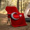 1pc TURKIYE Theme Blanket - Digital Print, Polyester, Cozy for All Seasons, Perfect for Outdoor, and Travel