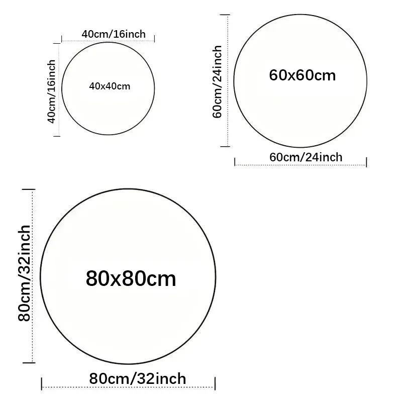 Cartoon Kingdom Hearts Printed Round Carpet Living Room Bedroom Non -slip Carpet Floor Mats Bedroom Decor Birthday Gift