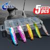 5pcs Metal Fishing Lure kit-Exceptional Artificial Baits with Lure Box For Saltwater Freshwater