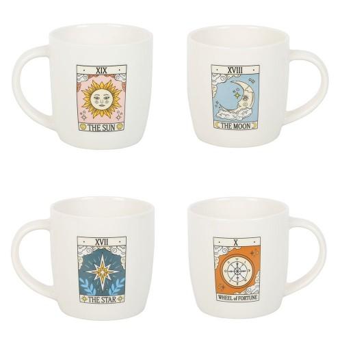 Something Different Tarot Vintage Mug Set (Pack of 4)