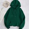 Large Print Loose Hooded Sweater, Dark Gothic Religious Men's and Women's Casual Pullover Hooded
