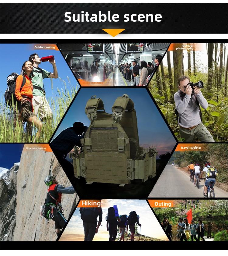 New 2026 Multifunctional MOLLE Tactical Vest Waterproof Hunting Gear Quick Release Outdoor Equipment Military Gear Tactical Gear