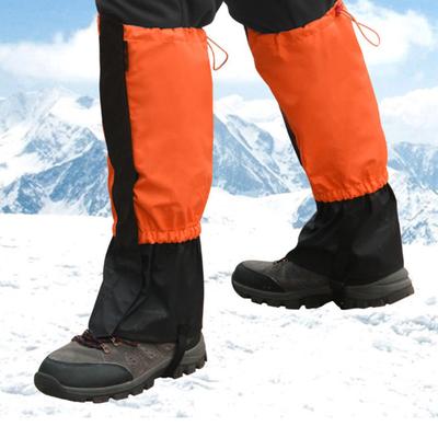 1 Pair Snow Boot Leg Gaiters Wear-Resistant Waterproof Adjustable Men Women Boot Gaiters