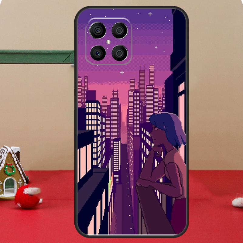 

ART PIXEL AESTHETIC INDIE GEEK Case For Honor Magic 8 5 6 7 Lite Honor 400 Pro 200 70 90 X8c X8b X9a X9b X9c X9d Win Cover Honor X9b