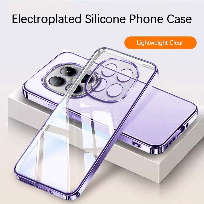 Original Plating Thin Phone Case for Redmi Note 15 Pro Plus Pro+ 15Pro 4G 5G Luxury Silicone High Qualtiy Transparent Back Cover