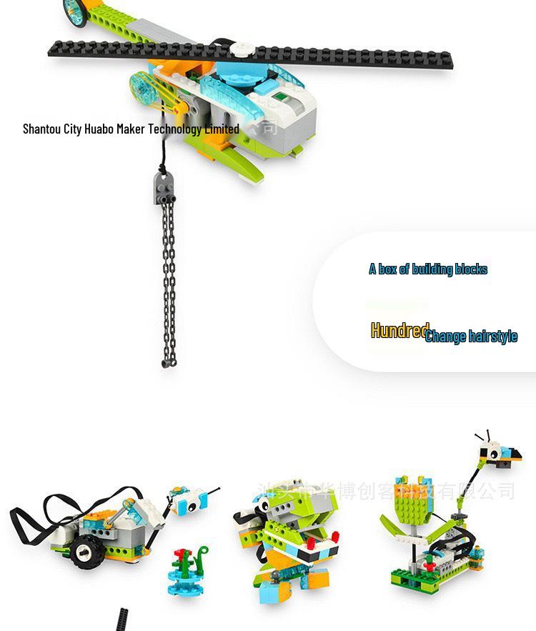 Enhanced Compatible Version for Lego Wedo 2.0: Upgraded Wedo560 & High-End 45300