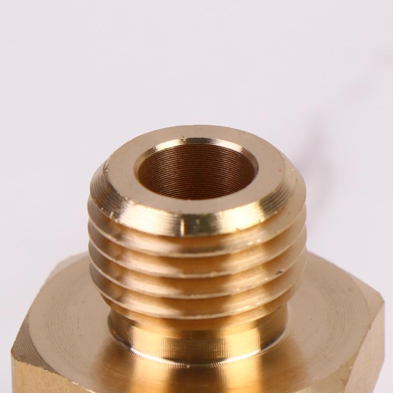 2Pcs Pressure Washer Adapter M22 X 1.5 Male Thread To G1/4 Inch Male Connector Brass Coupling Reducer Hose Connector Adapter For