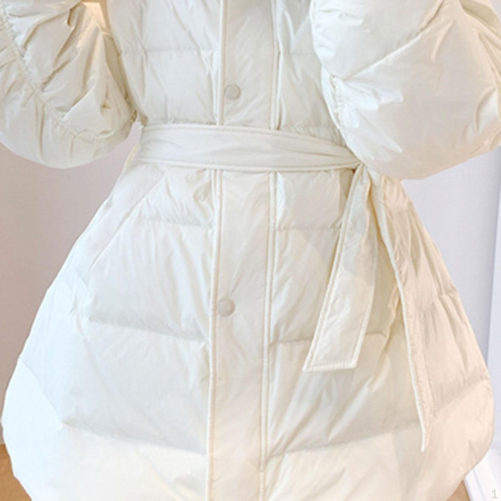 

Пояс для женского пальто 180 см сменный ремень White