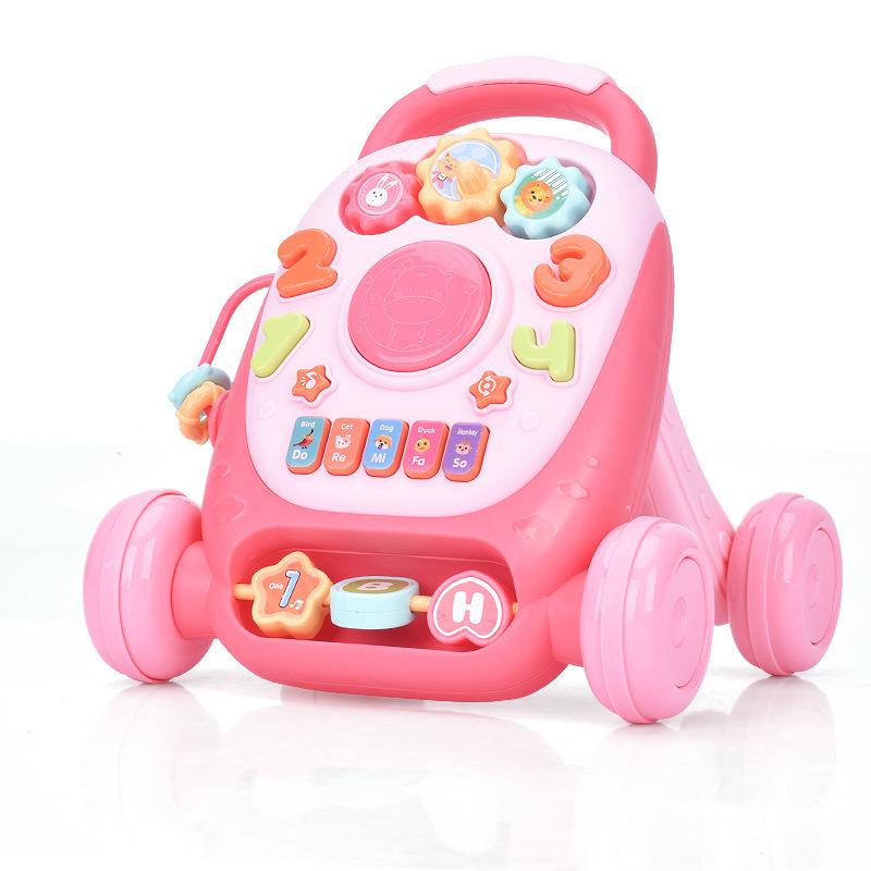 Мини-ходунки Двуязычный обучающий столик: Развивающая игрушка для малышей со светом и музыкой