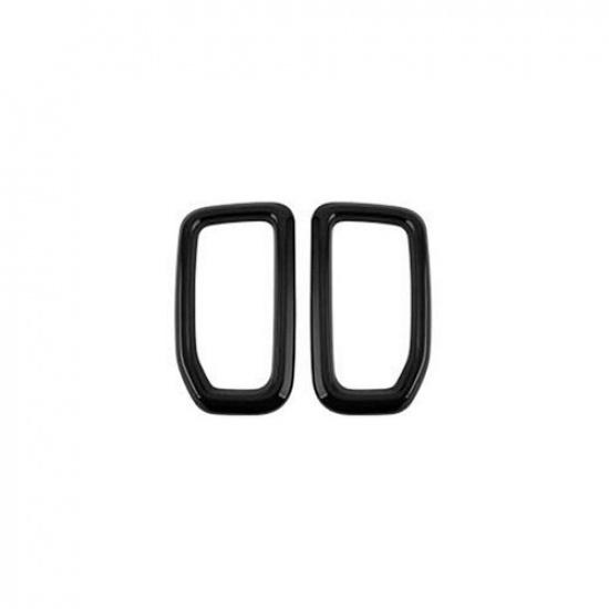 Car Console Side Outlet Vent Frame Cover For Ford Ranger -2024 Bright Black