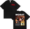 Rock Band Morat Album Graphic Print T Shirts Unisex Unisex Fashion High Street Hip Hop Tshirt 100 Cotton Cozy Short Sleeve T Shirt