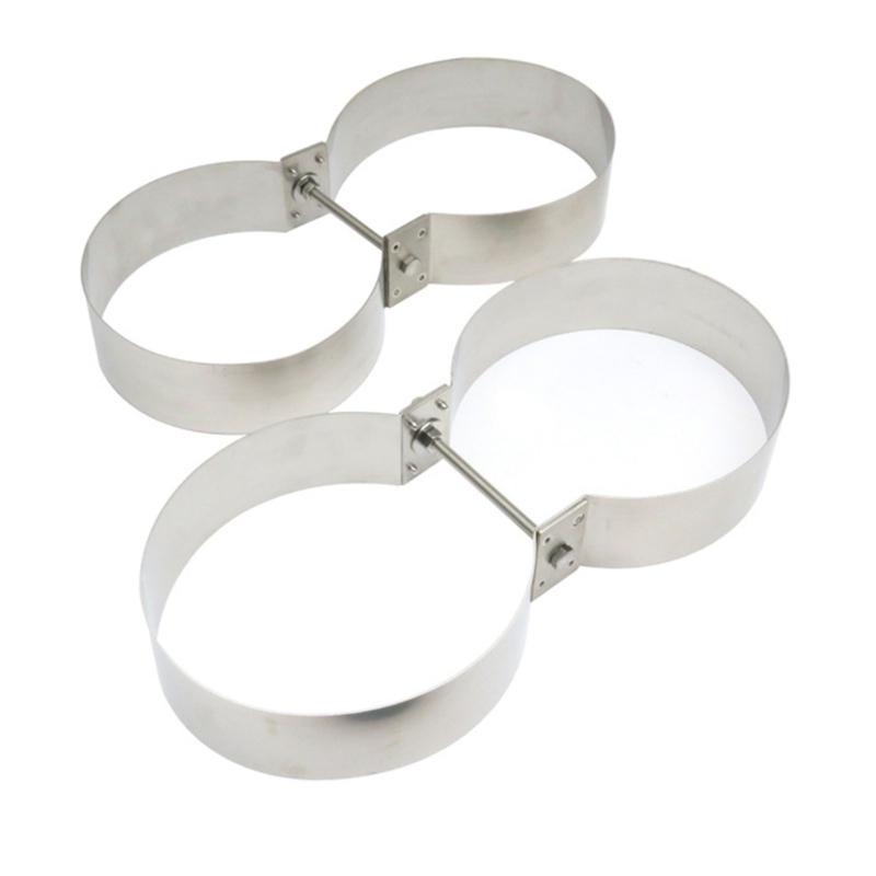 Diving Stainlee Steel Twin Tanks Mounting Band Double Cylinder Bottles Retainer Diving Tanks Band Carry Rings Easy to Use