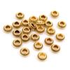 50pcs/lot Antique Gold Silver Plated Ball Crimp End Beads Dia 5mm Stopper Spacer Beads For Diy Jewelry Making Findings Supplies