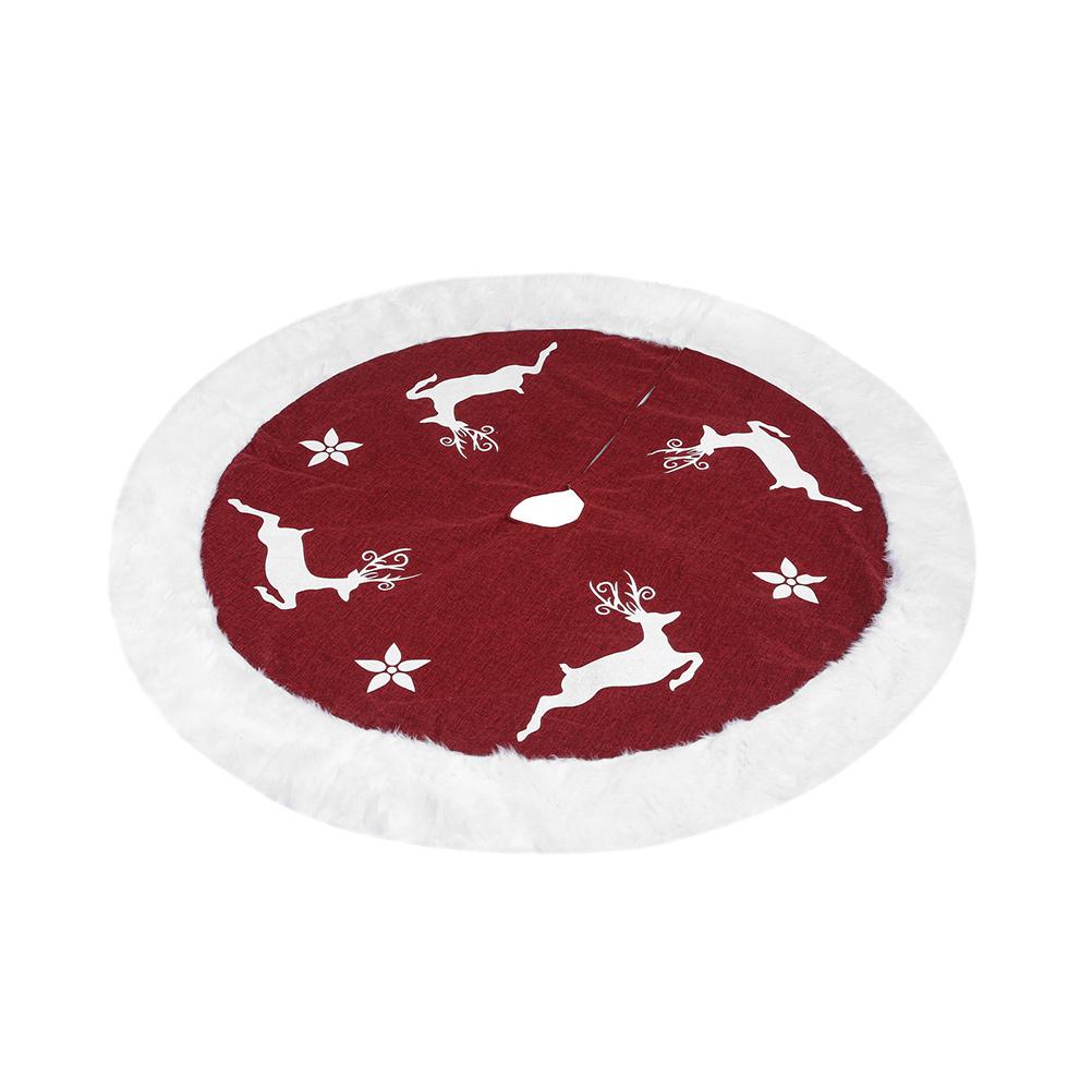 Rug Area Rugs Christmas Tree Skirt Party Supply Decoration Bottom Floor Mat Stylish