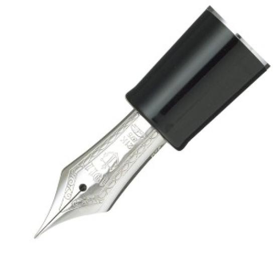 Sailor 1911 Silver Profit Large 21K Fountain Pen Black Medium Nib 11-2024-420 with Converter
