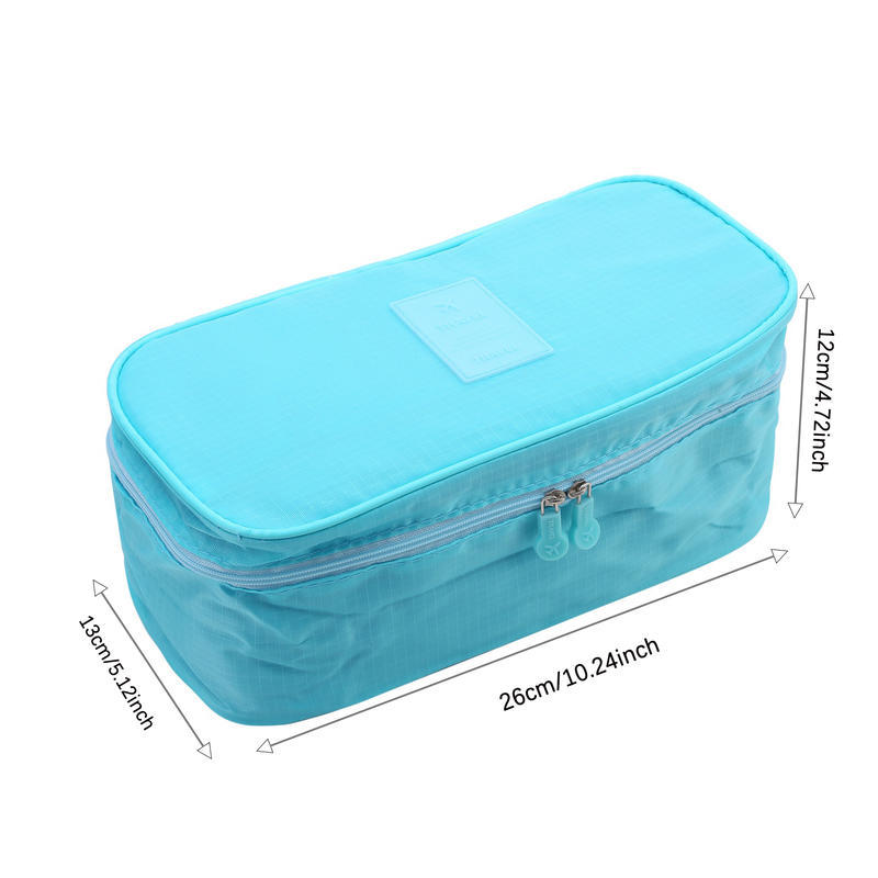 Portable Travel Underwear Bra Sock Divider Storage Bag Waterproof Clothes Organizer Box for Drawer Closet Luggage Packing
