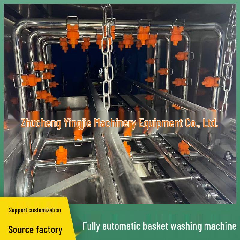Automatic High-Pressure Spray & Filtration Plastic Tray Washer