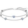 Dorunmo Heart Birthstone Anklet Bracelets for Women 925 Sterling Silver Birthday Jewelry Best Mother's Day for Women Wife