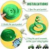Marspark 30 Pieces Tractor Birthday Party Decorations Cars Theme Party Supplies Green Hanging Swirls Favors Decorations for Transportation Birthday 5