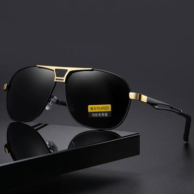 Męskie Klasyczne Polaryzacyjne Okulary Przeciwsłoneczne Polaryzacja Antyrefleks Pełna Oprawka Okulary Słoneczne Damskie Retro Luksusowe Okulary UV400