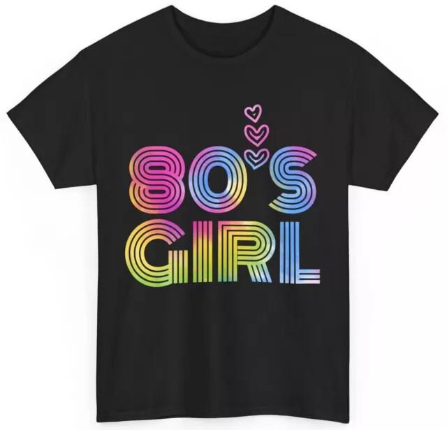 80#039;s Girl Shirt Eighties 80s Fashion Lovers Women Girls Cute Shirt Unisex T-Shirt S
