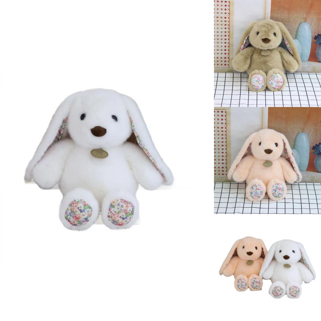 Adorable 8 Inch Plush Bunny Doll Soft Cute Long Eared Rabbit Stuffed Toy Gift