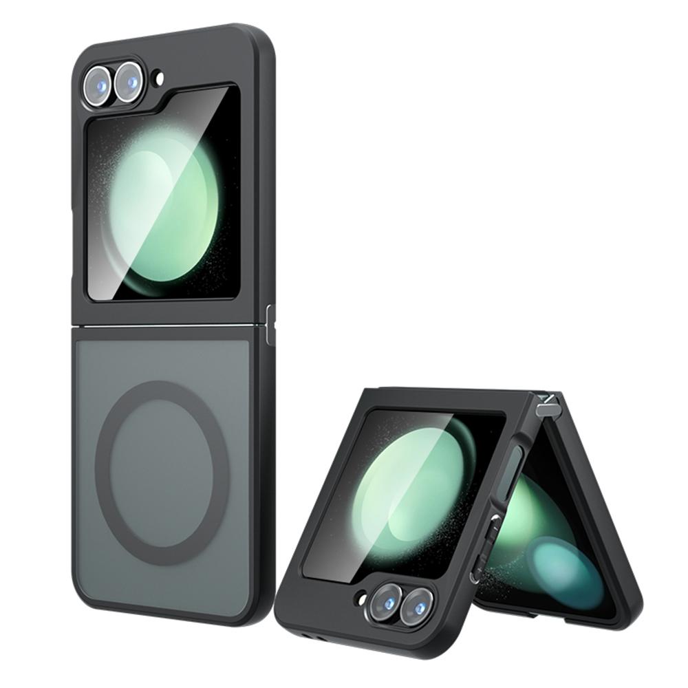 

For Samsung Galaxy Z Flip5 5G Case Compatible with MagSafe TPU+PC Matte Skin Touch Phone Cover A
