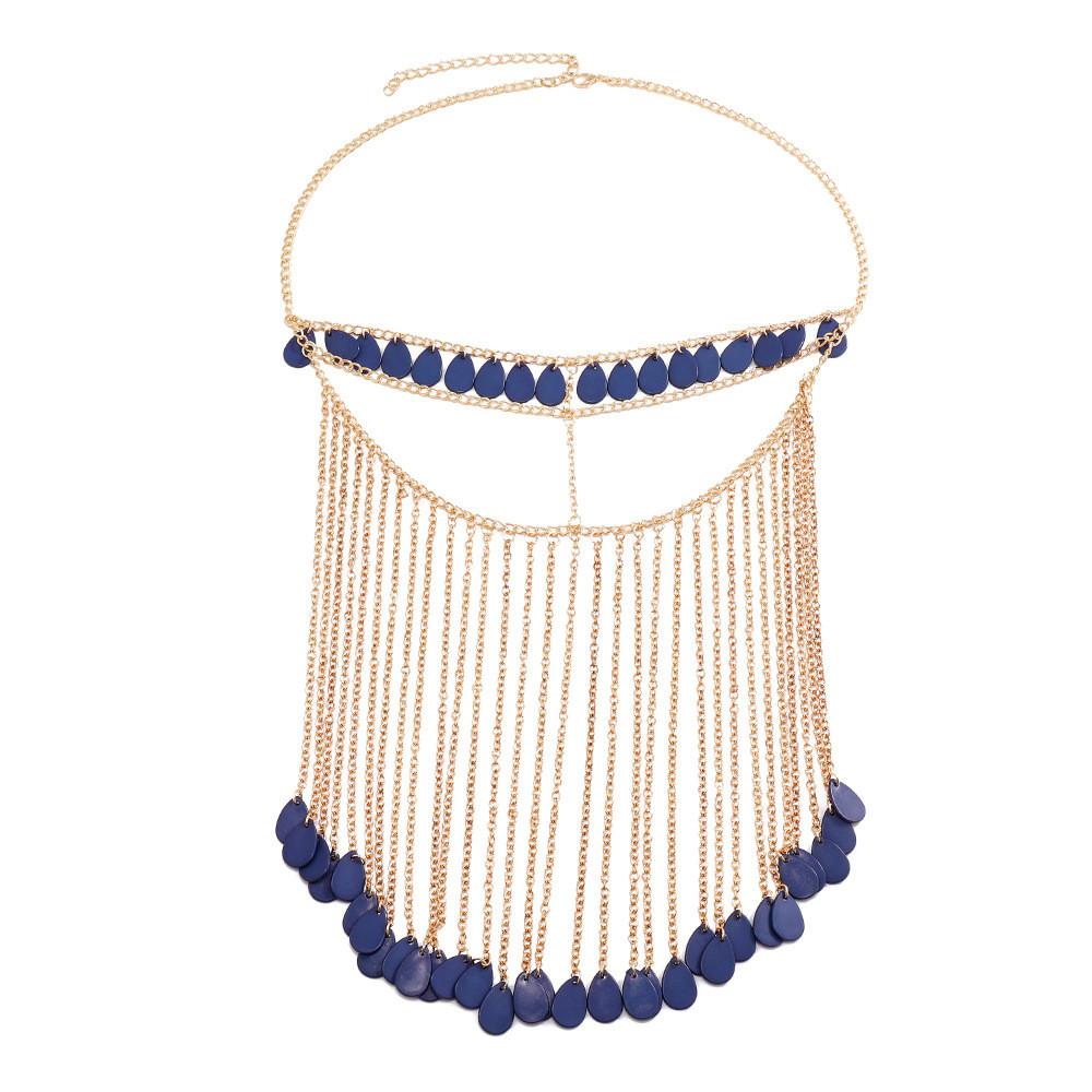 Coin Metal Exotic Headband Jewelry With Tassel Design For Party And Use Gift