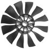 50mm Duct Fan 12‑Blade Propeller Plastic Duct Fan Accessories for RC Planes BlackCCW