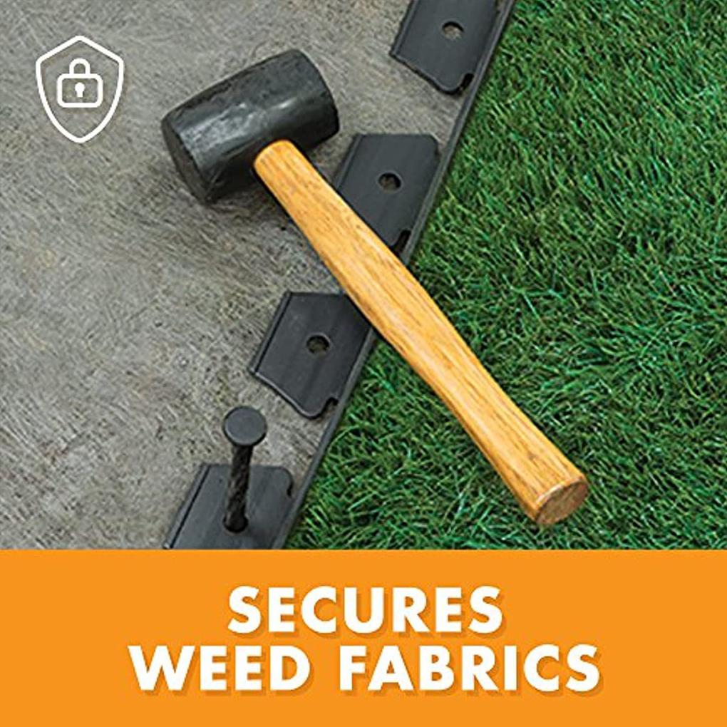 Plastic Lawn Landscape Edging Kit Detachable 5M Replacement Trimmable Outdoor Park Garden Tree Landscaping Border