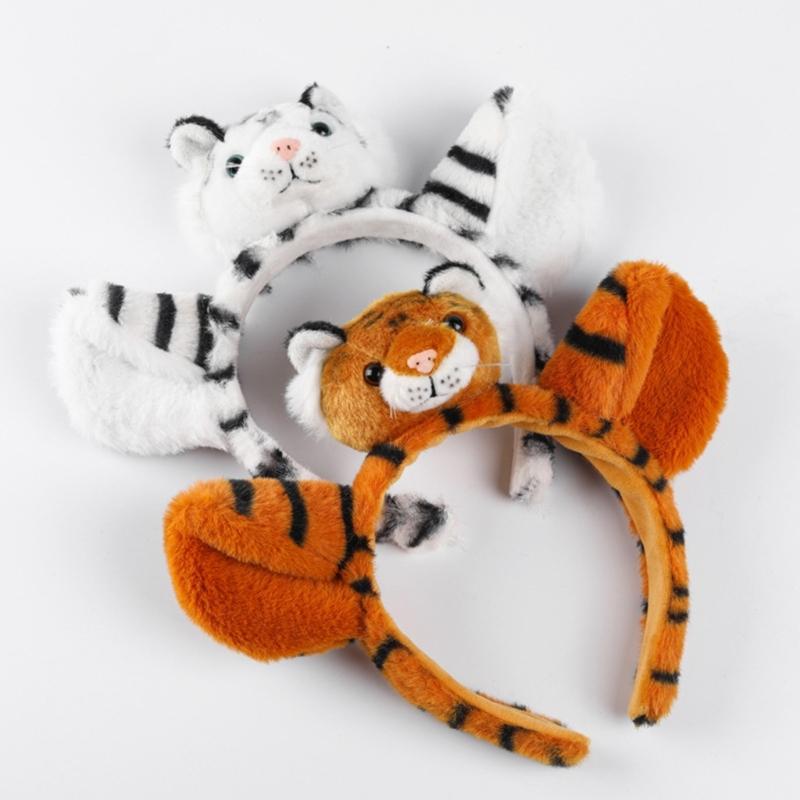Cute Animal Ears Headband With Bells Costume Accessory Fashion Headwear For Cosplay Party Live Stream And Daily Use