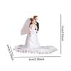 Wedding Cake Topper Bride and Groom Set Accessories Decorative Resin Romantic