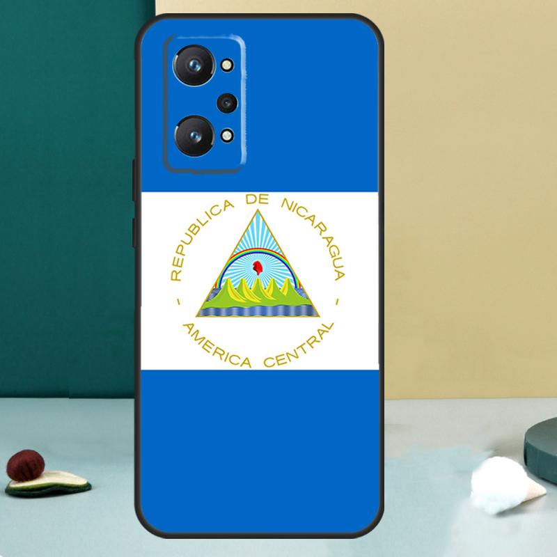 Nicaragua Flag For Realme 13 12 10 11 14 Pro Plus GT 6 5 6T GT7 Pro C55 C53 C51 C21Y C25S C75 C67 C61 Case