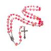 62KD Eye Catching Colors Necklace Rosary Necklace Perfect for Any Occasion for Christmas Party Church Decorations