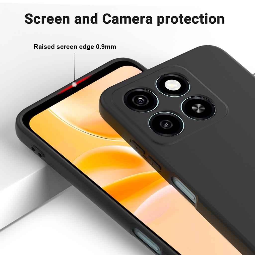 Husă pentru ZTE Blade A55/A35 Silicon Lichid Anti-Zgârieturi Acoperire Telefon cu Curea de Mână