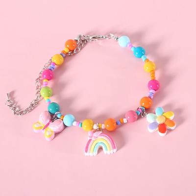 Cute Adjustable Cat Dog Pet Birthday Collar Dog Kitten Accessory Pet Colored Bead Pendant Pet Collar Cat Dog