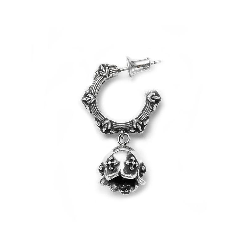 

Винтажные серьги «Ландыши» Женская мода Ins Цветочные французские серьги Ins Ван Ибо Такие же серьги Новогодний подарок copper (retro color with ear plugs)