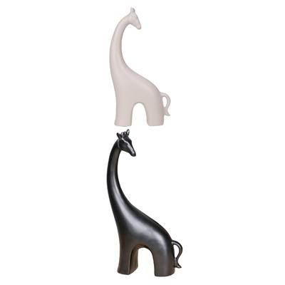 Giraffe Statue Desktop Minimalist Creative Art Crafts Decorative Figurine for