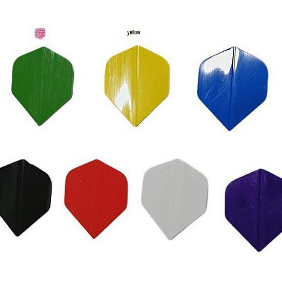 National Flag Pattern Dart Flights - Solid Color Mix & Match Dart Feathers Accessories
