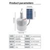 Portable Led Bulb Light IP65 Waterproof Portable Solar Lamp Bulb Solar Panel Outdoor Emergency Light for Camp Tent Night Fishing