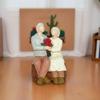 Romantics Loving Elderly Couple Figurine Resins Anniversary Statue Valentines Day Figures Gift for Parent Grandparents