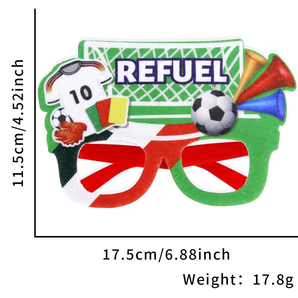 Football glasses, football league, bar clubs, party decorations, props, World Cup fan supplies