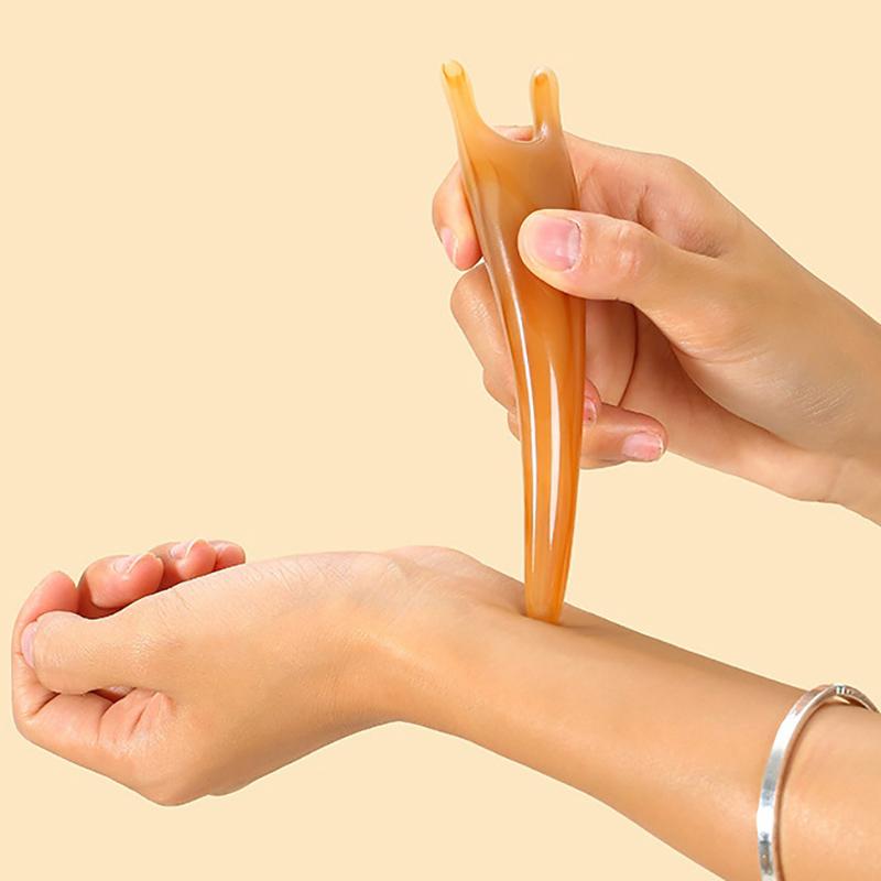 Multifunctional Resin Face Lifting Scraping Massage Nose Lifting Massage Y-shape Guasha Massage Reduce Puffiness Meridians Tool
