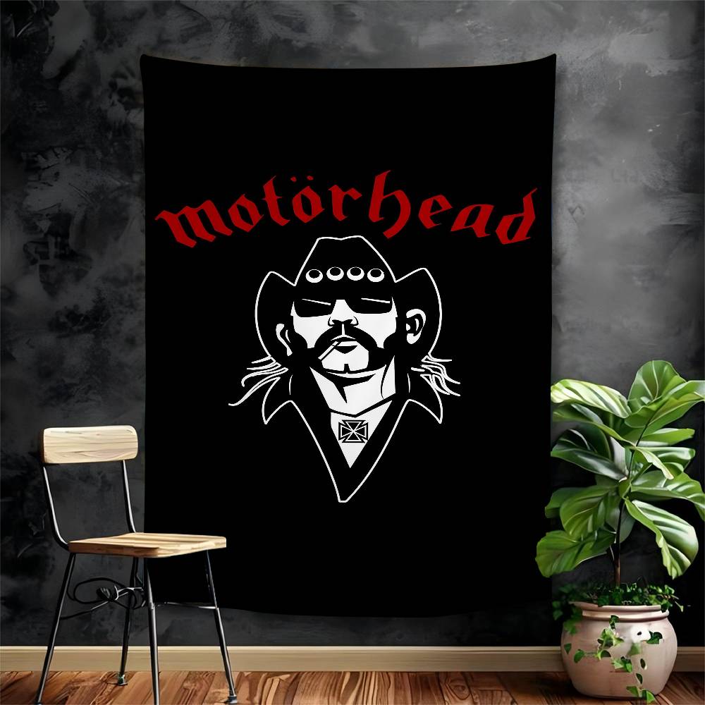 Singer LLemmyKilmister Druk Artystyczny na Gobelinie Tani Hippisowy Dekor Ścienny Boho Gobeliny Ścienne Sztuka Mandali Dekoracja Domu