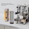 360 Degree Rotating Coffee Capsule Holder Black Color Coffee Pod Carousel Holder  For Office
