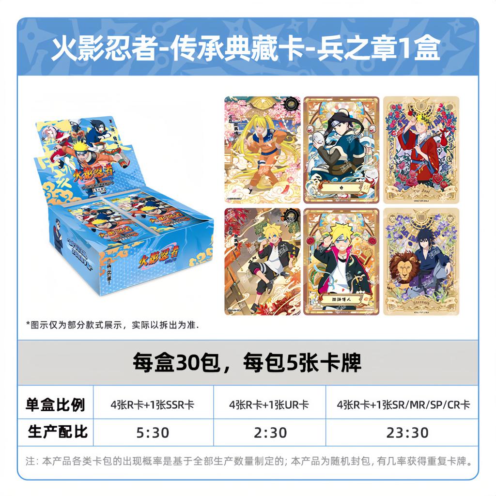 Genuine Naruto Card Battle Chapter Tier 7 Wave 9 Series New Limited APS Card Uchiha Sasuke Anime Collection Card Toy Gifts