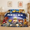 3D R-Robloxs Games Cartoon Soft Plush Blanket,Flannel Throw Blanket for Living Room Bedroom Bed Sofa Cover Picnic Office Gift